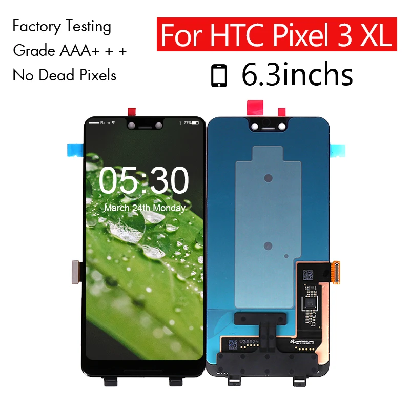 10 шт./лот для HTC Pixel 3 XL ЖК дисплей + сенсорный экран в сборе дигитайзер Google 3XL