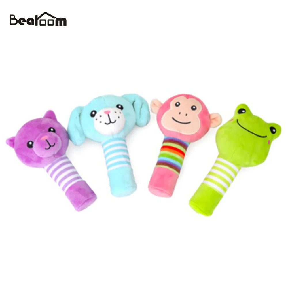 Bearoom детские погремушки Bebe мобильные игрушки ручной захват Погремушки