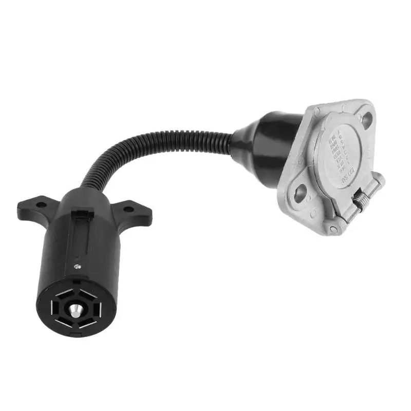 VODOOL 7 Way Blade To Pole Круглый адаптер для прицепа соединительный кабель автомобильный