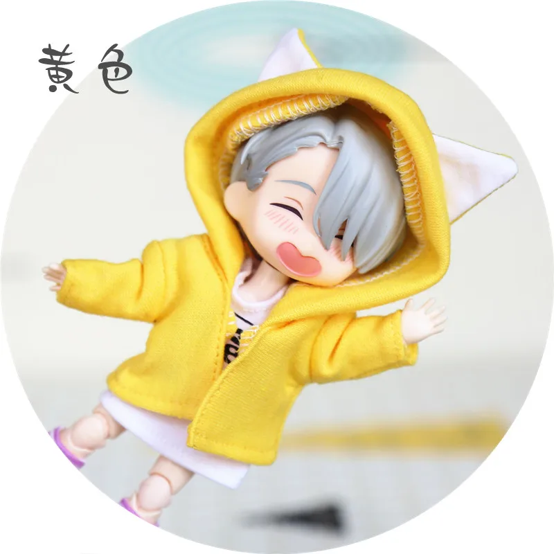 

Kitten hat coat for Obitsu11 OB11 1/12 doll available for cu-poche OB11 accessories doll