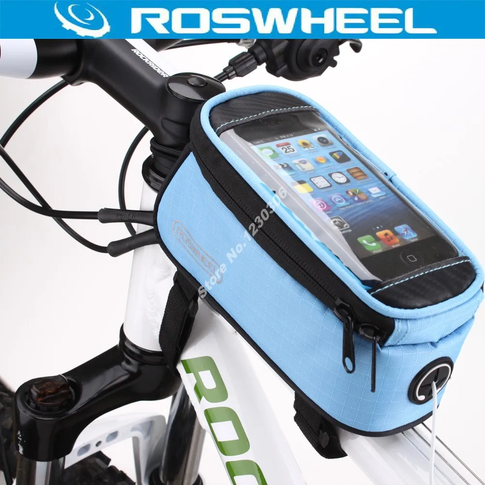 Велосипедная Рама ROSWHEEL 1/1.5L передняя трубка сумка для телефона MTB велосипедная с