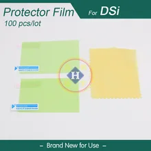 HOTHINK 100pcs/lot Clear top + bottom LCD Screen Protector cover Film Guard For Nintendo dsi ndsi