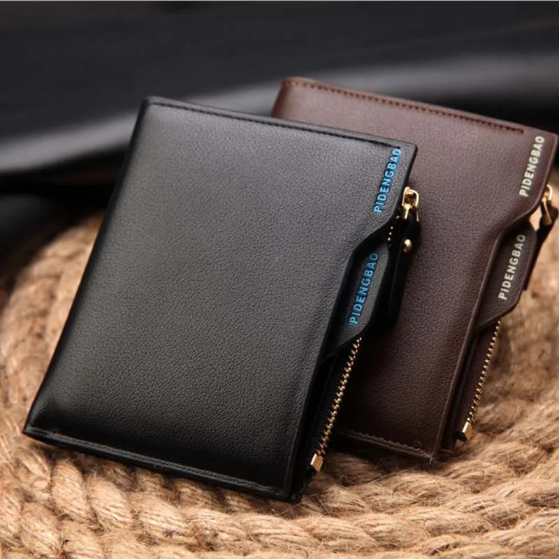 Креативный кошелек в европейском и американском стиле Короткий Мужской на