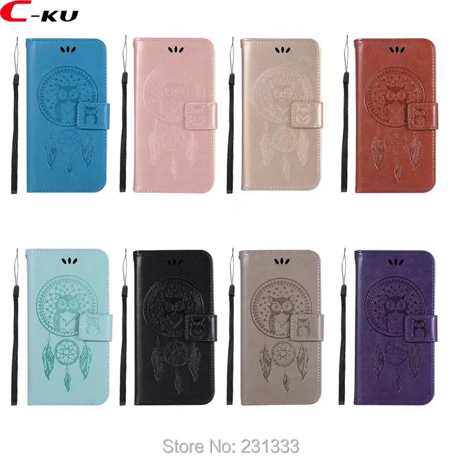 Кожаный чехол кошелек C ku с рисунком совы для Iphone X 8 I8 7 Plus I7 6 S I6 Роскошный из ТПУ
