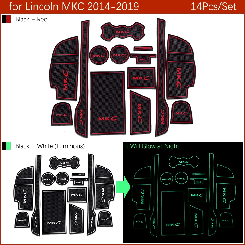 Противоскользящий резиновый коврик для ворот Lincoln MKX 2016-2019 MKC 2014-2019 MKZ 2017-2019