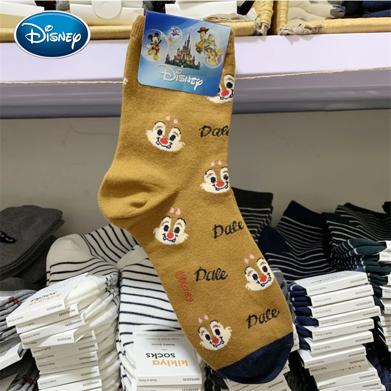 Симпатичные Мультяшные хлопковые носки Disney 2019 новый дизайн повседневные Мягкие |