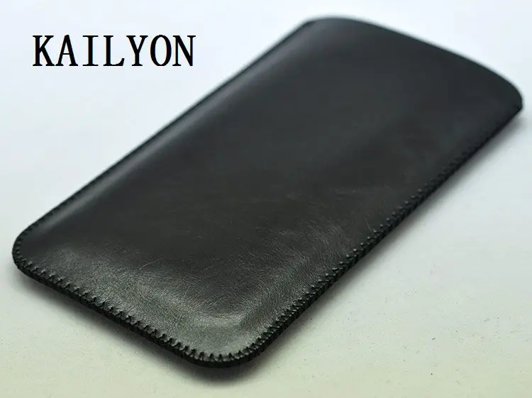 Kailyon Luxury для iPhone 6s 4,7 inch рукава карман из микрофибры Тонкий чехол Чехол для iPhone 6 6s 7 - Цвет: Черный