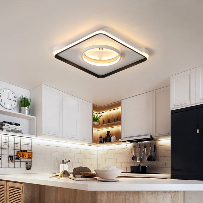 Wooights Lustre алюминиевый волновой светодиодный потолочный светильник лампа для