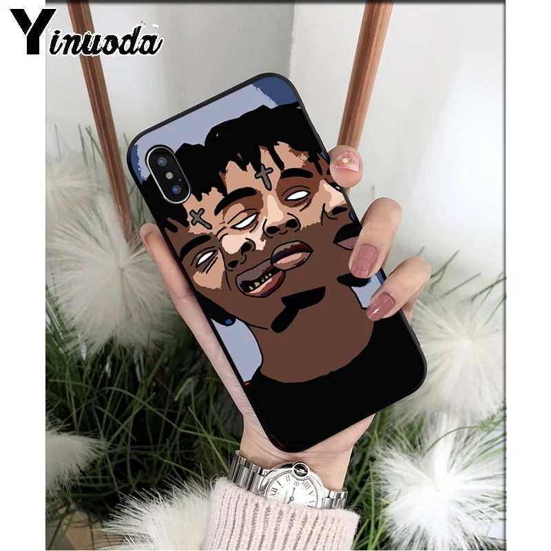 Yinuoda Rapper 21 Savage высококачественный чехол для iPhone X XS MAX 6 6S 7 7plus 8 8Plus 5 5S XR