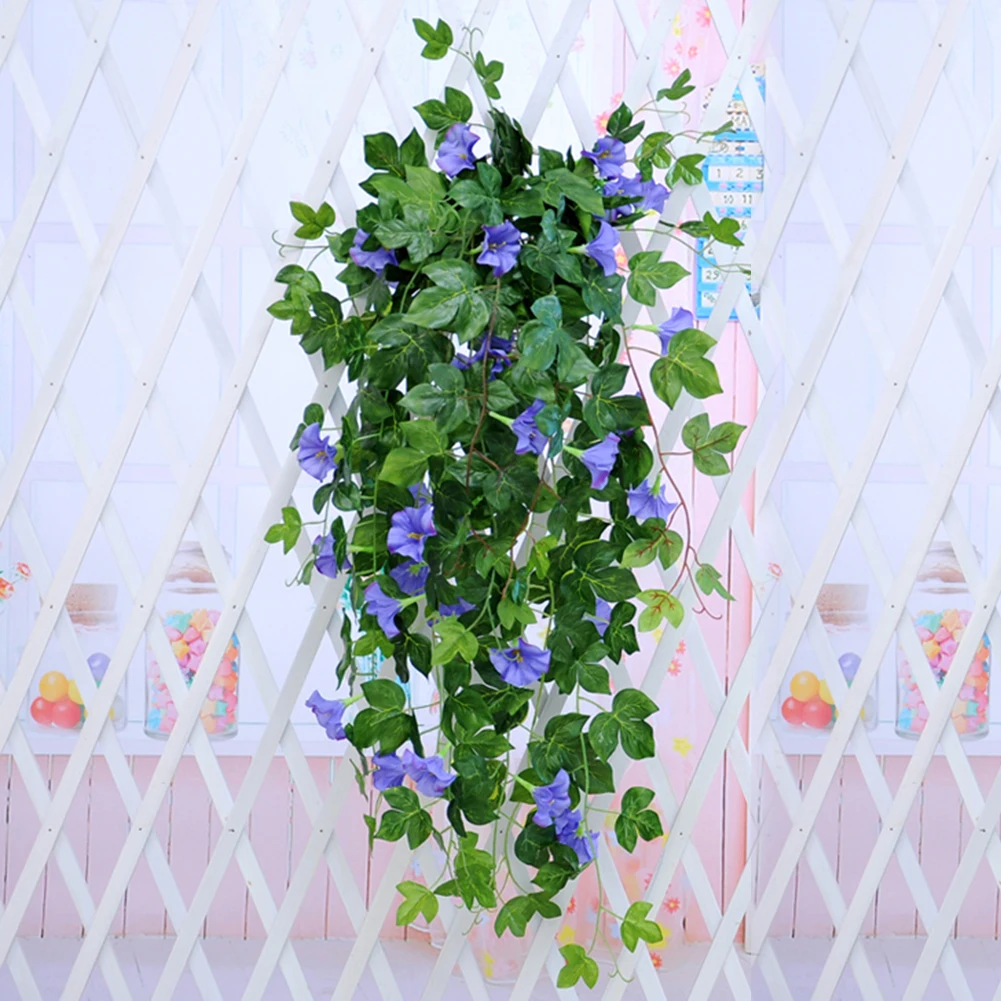 Искусственная утренняя слава лоза подвесная настенная гирлянда искусственное