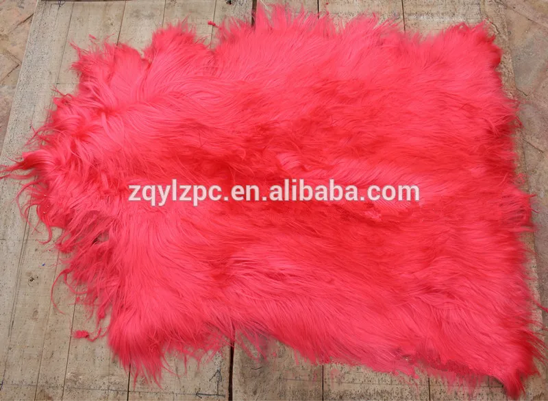 Настоящий окрашенный цвет кожи из Козьего Меха|fur skin|dyed furskin fur |
