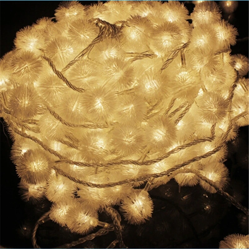 10 м гайка снежный глобус освещение шар сказочные огни садовые лампы вечерние