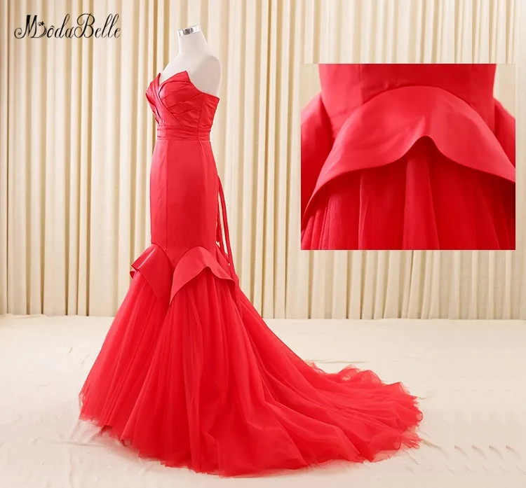 Красное вечернее платье с сердечком Modabelle Abito Cerimonia Donna Robe Longue Femme Soir E темно-синее