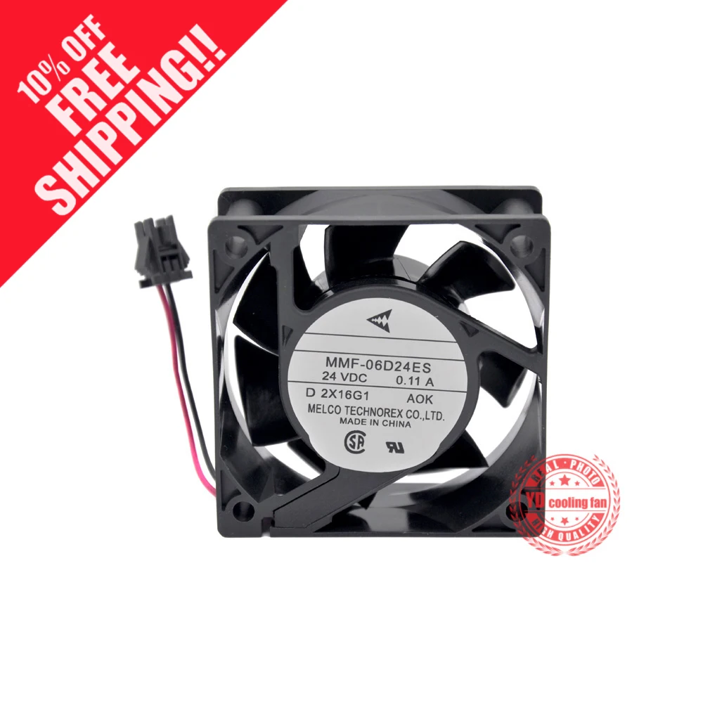 Новый MELCO для Yaskawa Серводвигатель частоты MMF-06D24ES-AOK 2 линии 0.11A Вентилятор