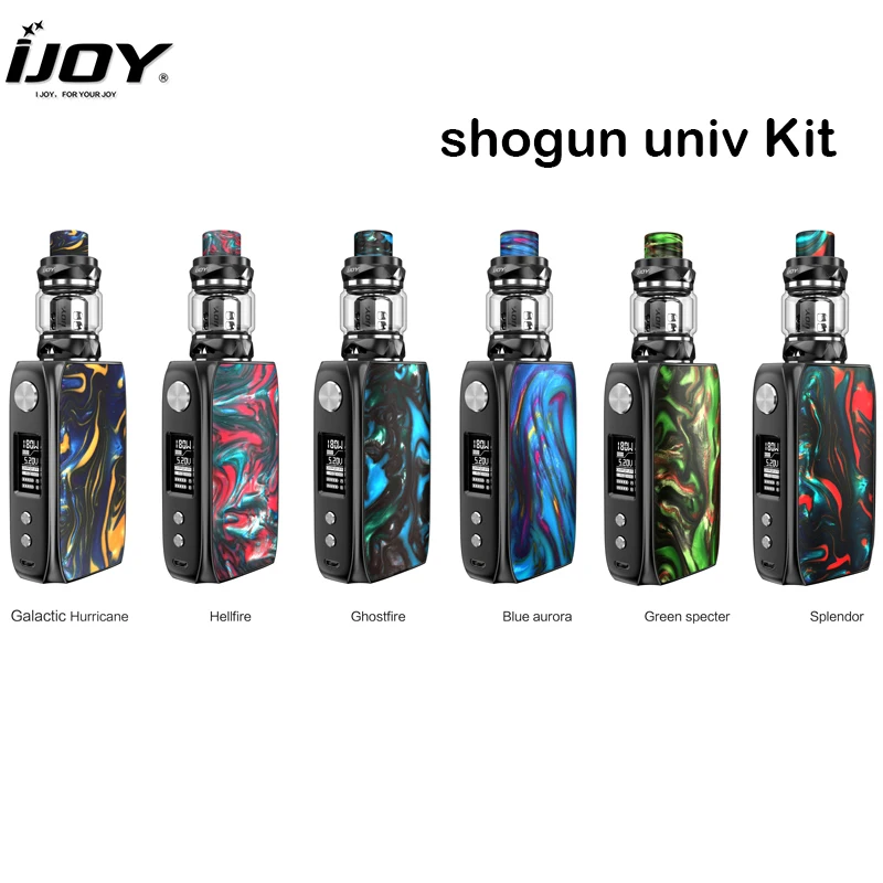 Оригинальный IJOY Shogun Univ комплект 180 Вт мод коробка с Катана Танк подходит KM1/DM-M2