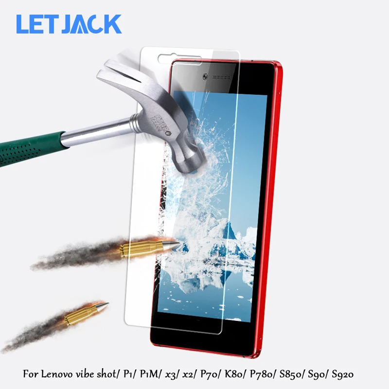 Закаленное стекло 0 3 мм 9H для lenovo vibe shot P1 P1M x3 x2 P70 K80 P780 S850 S90 S920 Защитная пленка
