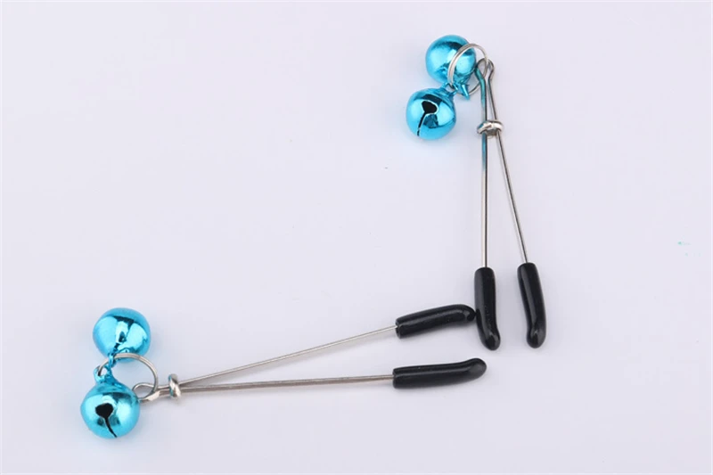 1 пара зажимов для сосков пикантные металлические зажимы груди с 2 колокольчиками