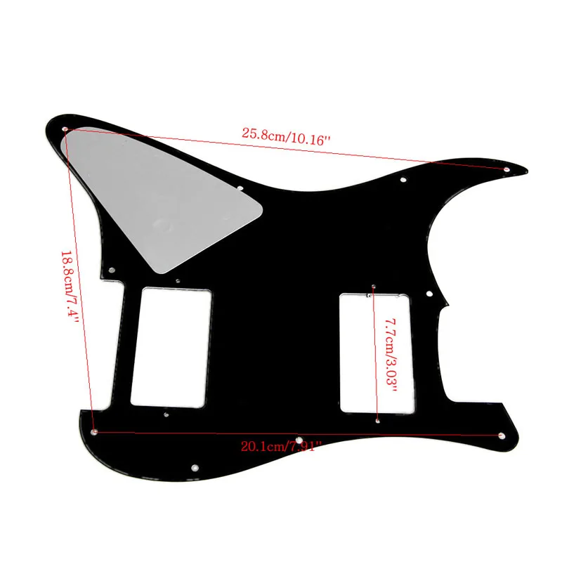 1 шт. чудесный Quality3Ply гитарный пикастер стратокастер HH 2 Humbucker жемчужные детали для