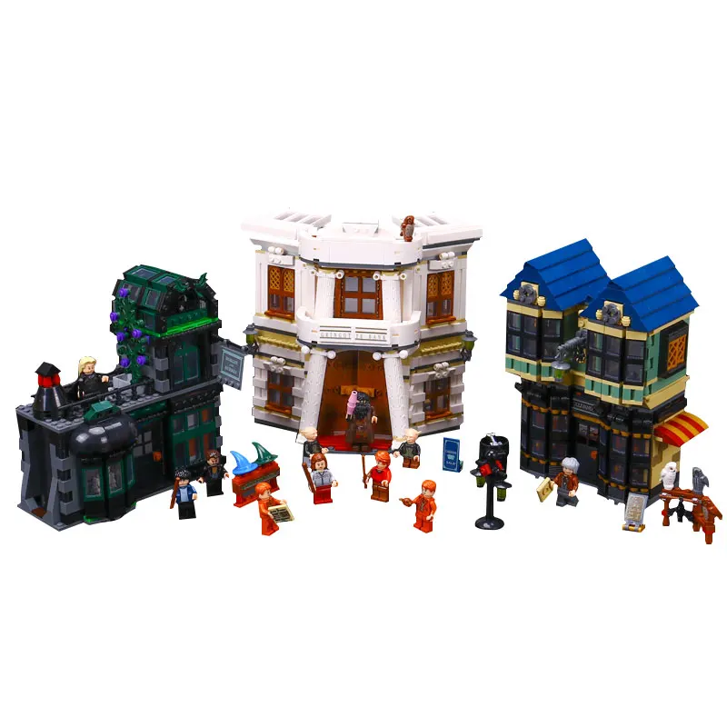 16012 2025 шт магическое слово Diagon Alley набор образовательных строительных блоков