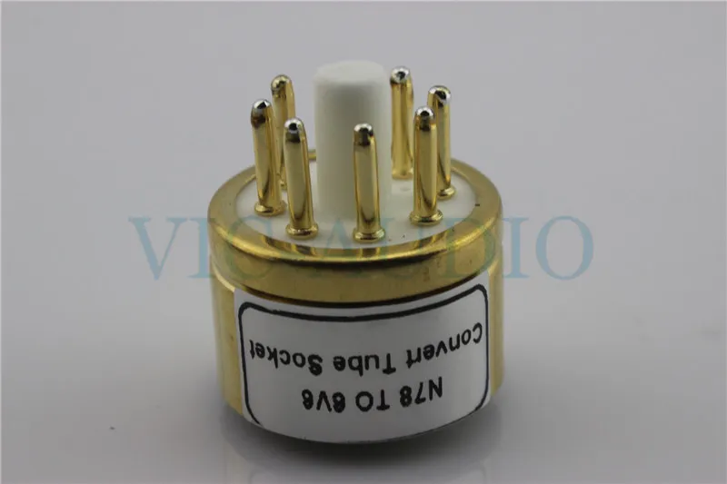 1 шт. N78 трубка до 6V6 7 контактов 8 DIY звуковая вакуумная адаптер розетка конвертер
