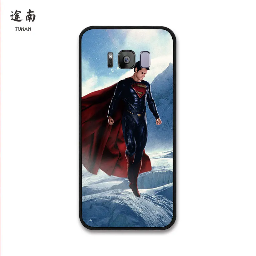 Прохладный Marvel Герой Супермен чехол Funda для Samsung S8 Plus S7 край J3 2015 2016 2017 A320 Европа