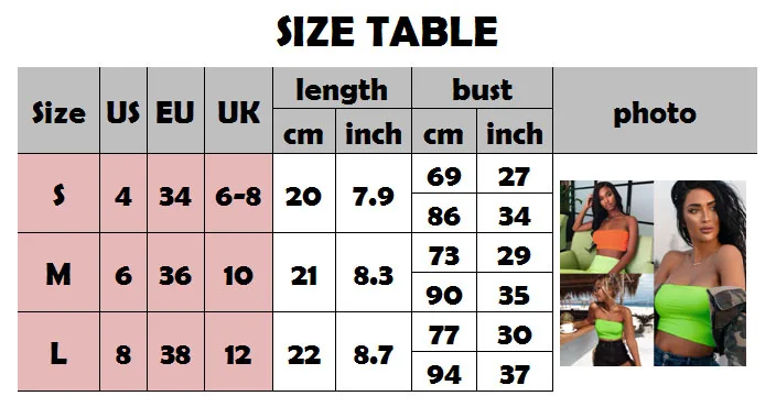 Women Neon Tube Top Bandeau Fringe Top Harvest Tartan Wrap Strapless Chest Tee Streetwear Bustier Sweater Summer Sexy Club Party