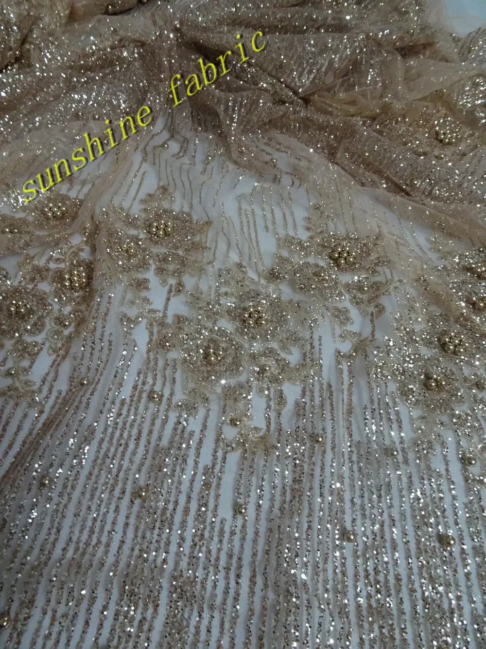 

Приклеенная блестящая Тюлевая сетчатая ткань, французская сетка, африканские блестки, кружевная ткань с бусинами для вечернего платья