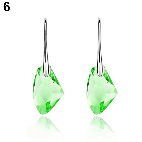 Женские асимметричные серьги Bluelans с кристаллами|hook earrings|hook drop earringscrystals hook earrings |
