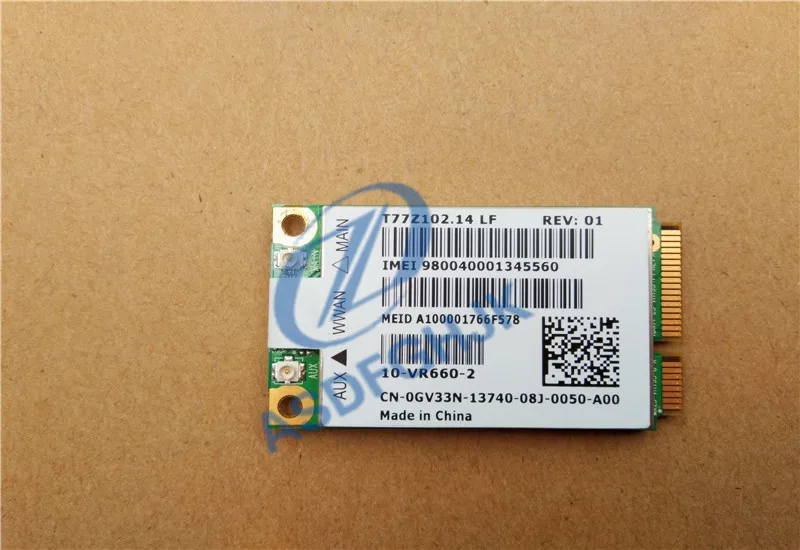 Новая Оригинальная Мобильная широкополосная беспроводная сетевая карта для Dell 5620 GV33N 0GV33N 100%