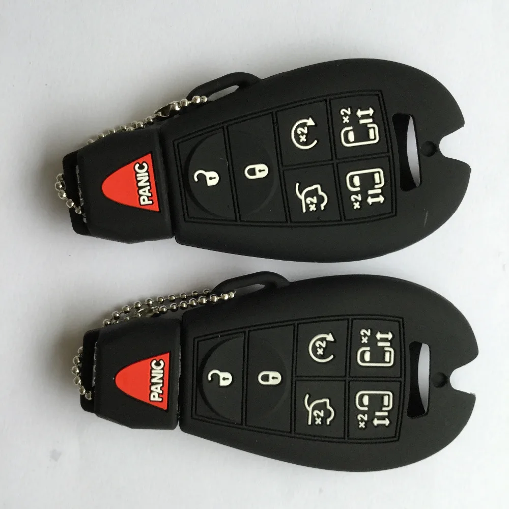 2 шт. силикагель кожного покрова оболочки брелок кармашек для Chrysler Town Country кисти