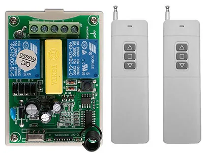 AC 220V 2CH мотор Беспроводной дистанционного Управление переключатель с крышкой