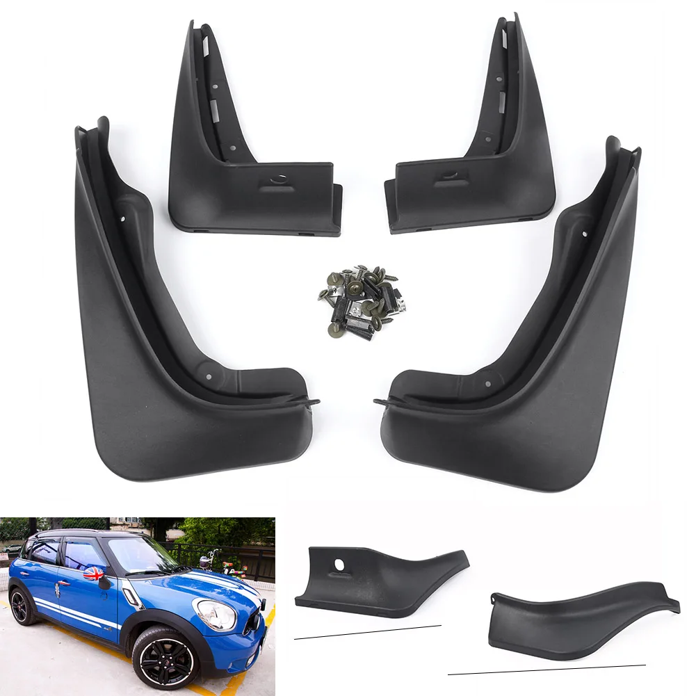 Car Splash Mudguard Mud Guard Flaps For Mini Cooper/ One R56 2008 2009 2010 2011 2012 2013 2014 2015 | Автомобили и мотоциклы
