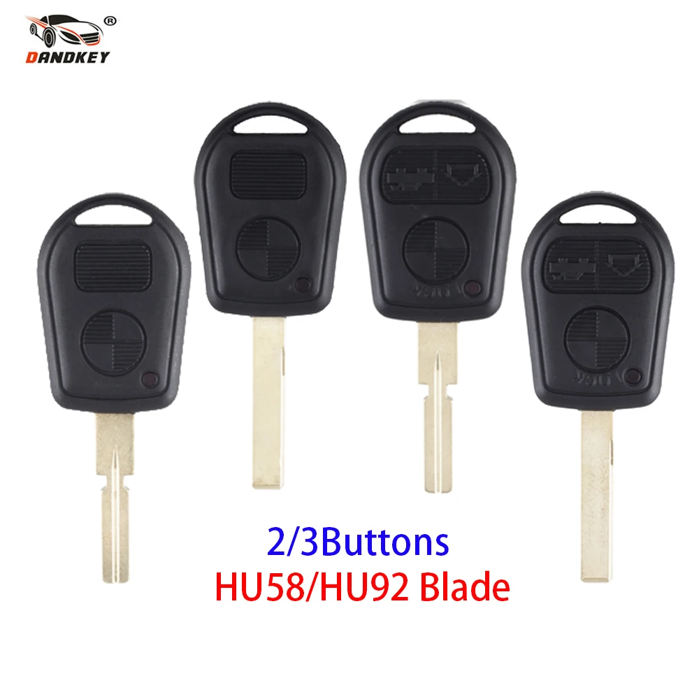 Корпус дистанционного ключа Dandkey для BMW M3 Z4 X5 E31 E32 E34 E36 E38 E39 Z3 E46 325i 325ci 325xi 330i 330ci 330xi 2 3