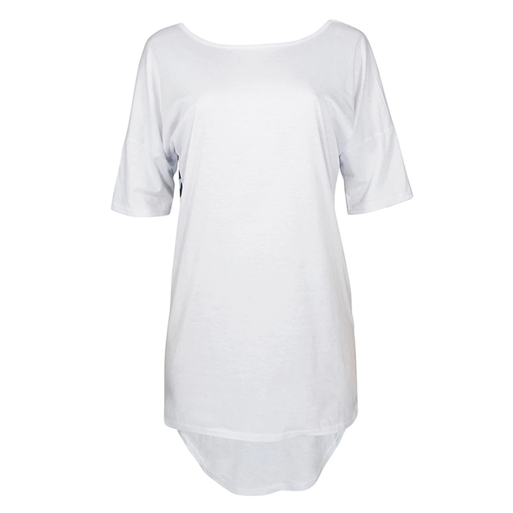 Женские короткий рукав Цельнокройное платье футболка Повседневное Cat с принтом