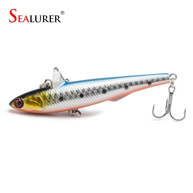 Бренд SEALURER Высококачественная рыболовная приманка Pesca с 6 # крючками твердая VIB