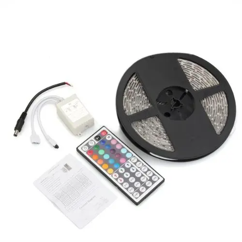5 м 3528 SMD 300 Светодиодная лента Водонепроницаемая RGB полоса с пультом