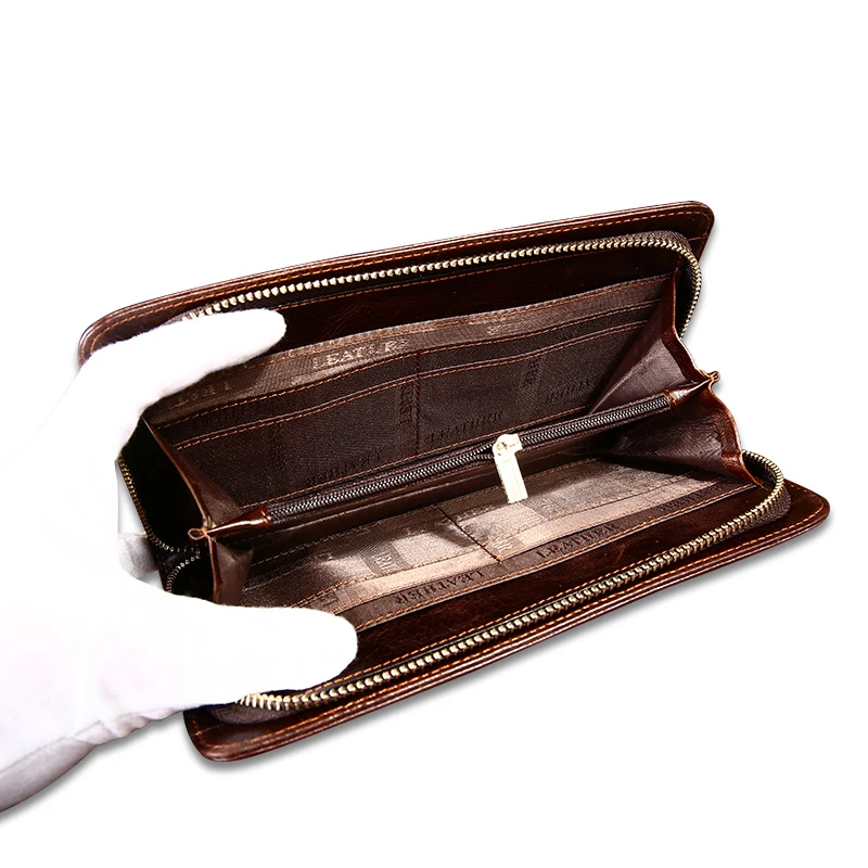 Роскошный брендовый клатч мужской кошелек винтажные кошельки ручной работы из