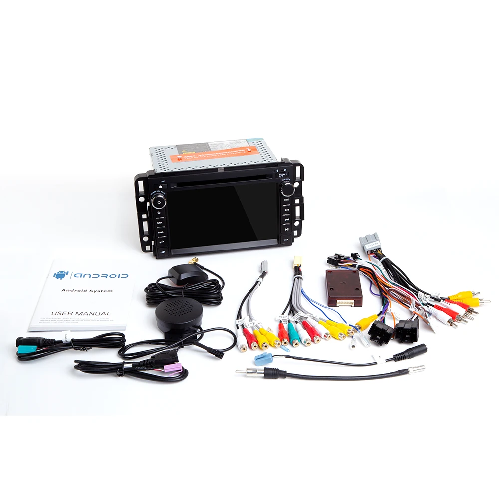 1 Din Android 9 0 автомобильный dvd плеер для GMC Yukon Sierra Chevrolet Traverse Express Acadia Denali Savana Equinox TahoeGPS