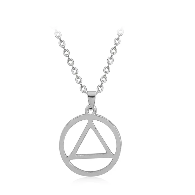 Милые круглые треугольные Подвески Eminem ожерелье|pendant necklace|eminem pendantnecklace necklace |