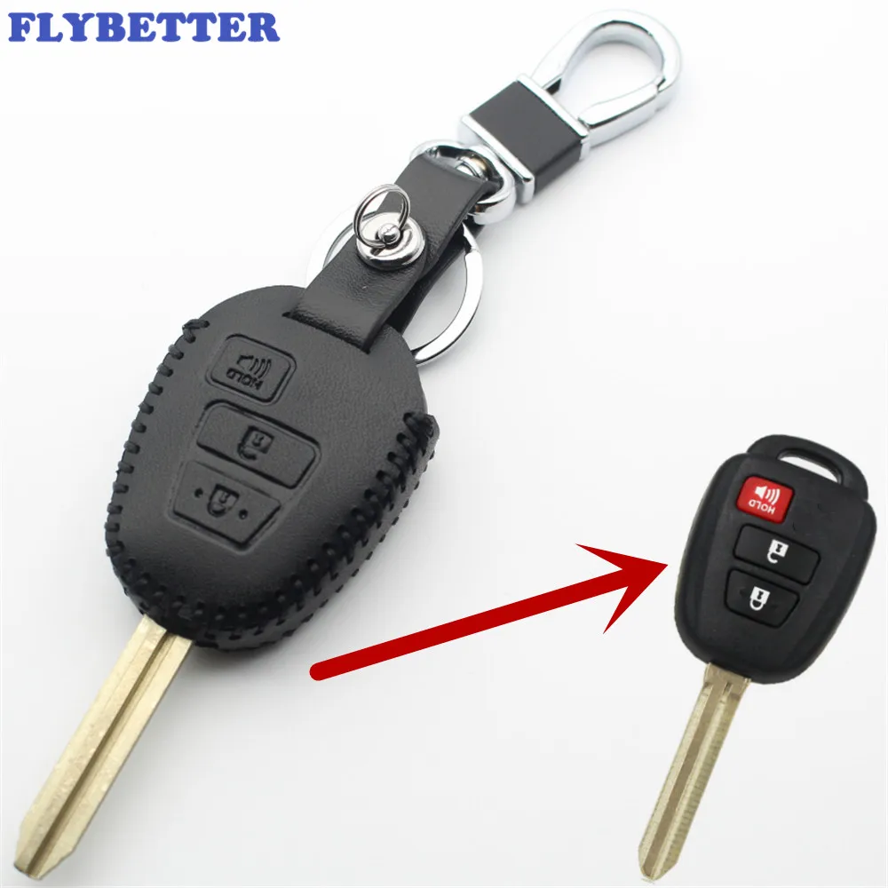 3 кнопочный ретранслятор FLYBETTER из натуральной кожи чехол для дистанционного