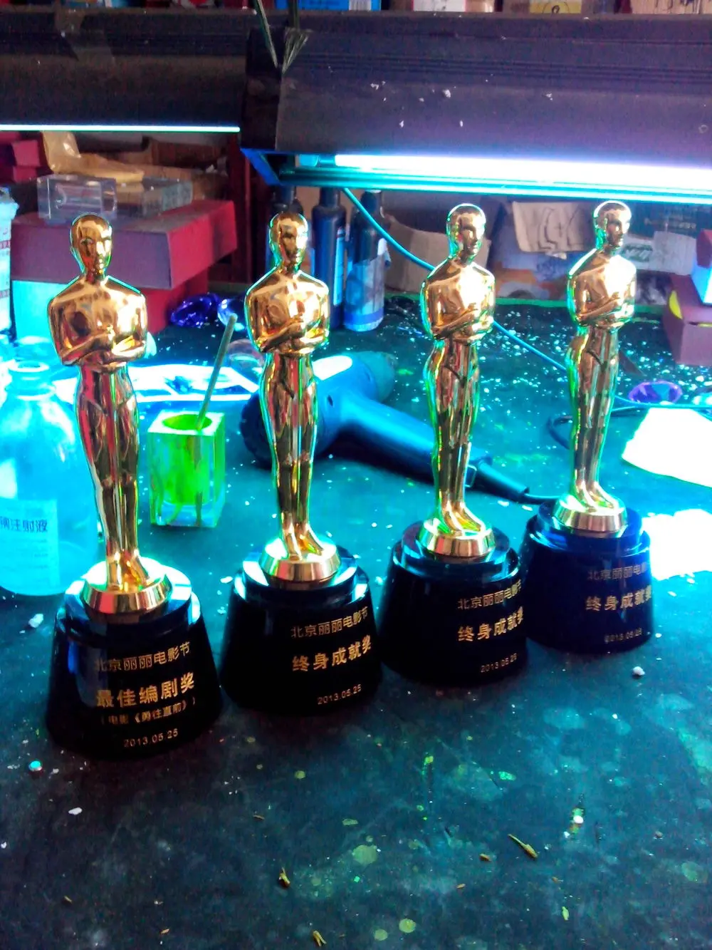 Fashionable crystal trophy (AC-TR-074)Fashion design cup medal great maker Oscar statuette trophies | Спорт и развлечения