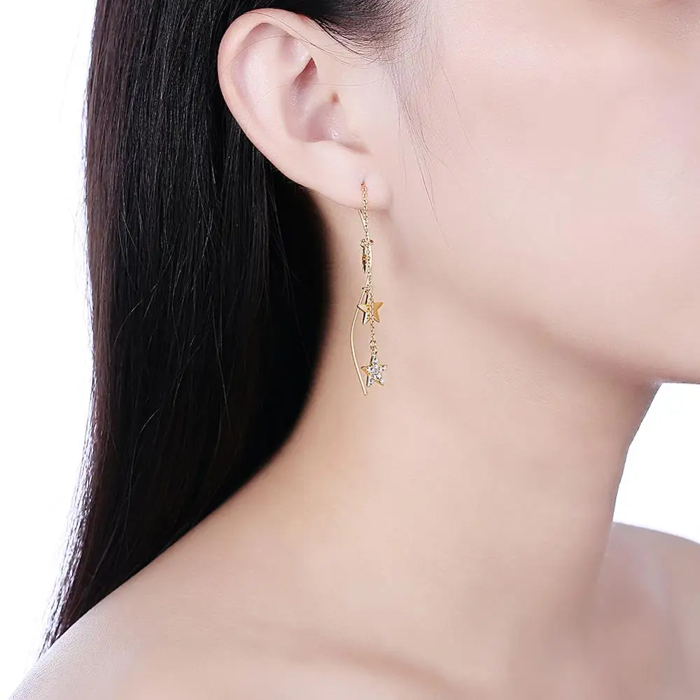 OL висячие и серьги с кристаллами из кристаллов Swarovski S925 стерлингового серебра