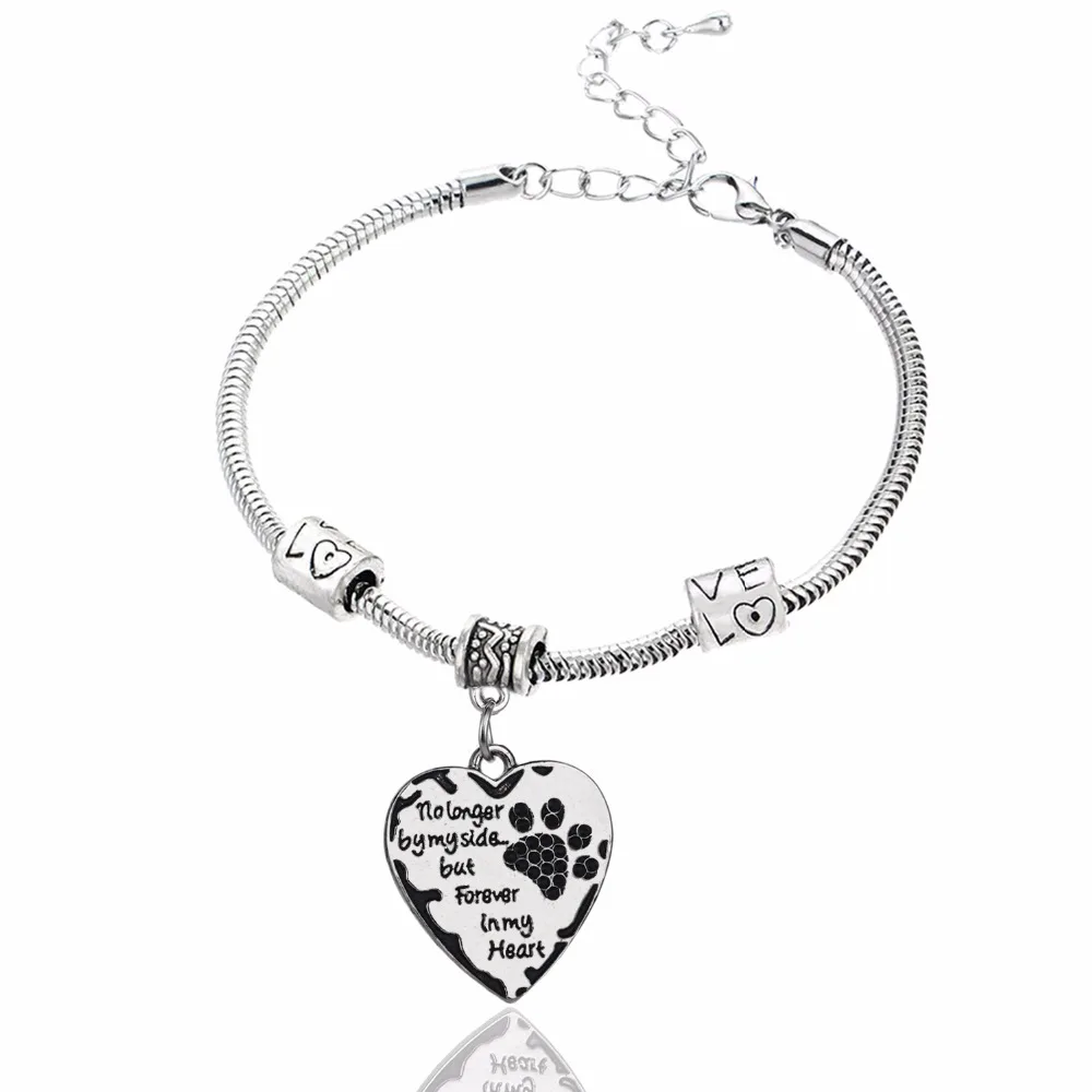 Браслет с кристаллами в виде лапы розовый и черный цвета|bracelet bracelet|clear braceletforever