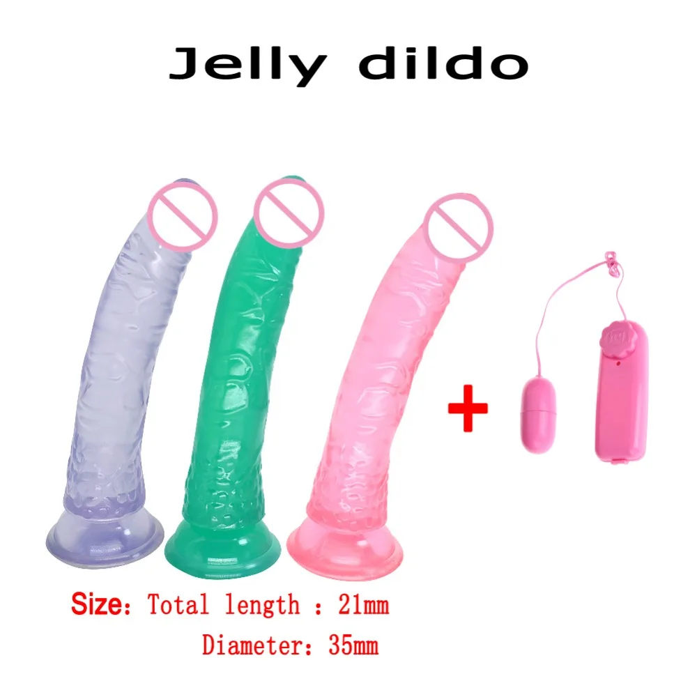 Гелиевый фаллоимитатор Хрустальный реалистичный пенис искусственный