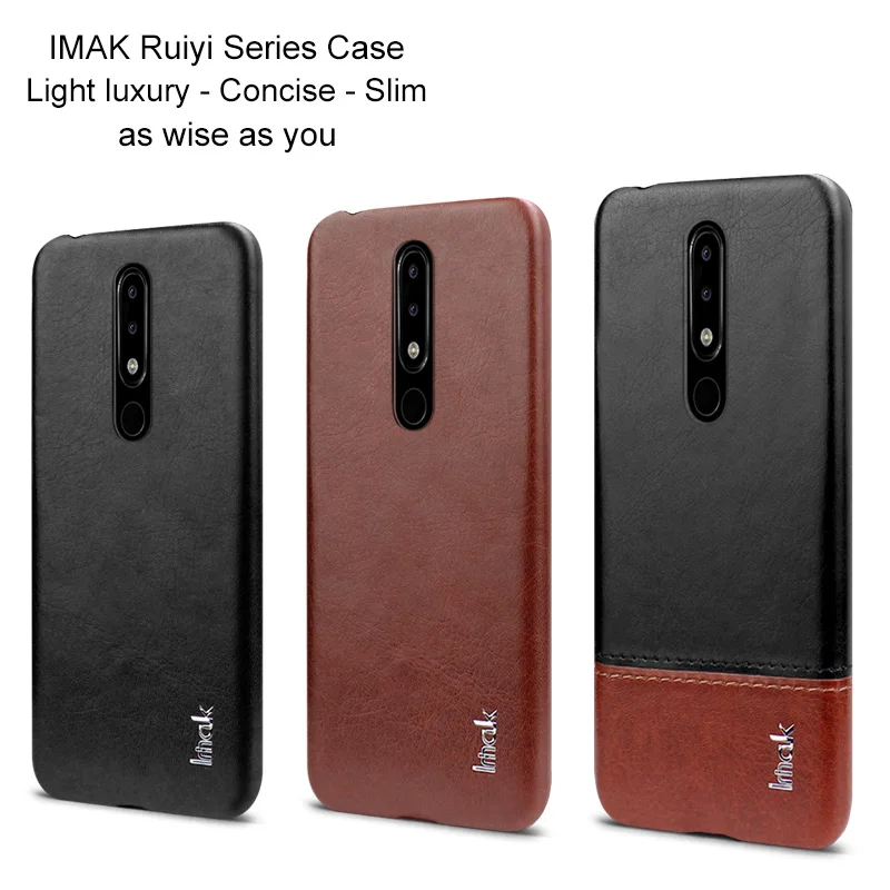 For Nokia X5 Case Original iMAK Ruiyi Super-slim Phone case for 5.1 Plus Bumper |
