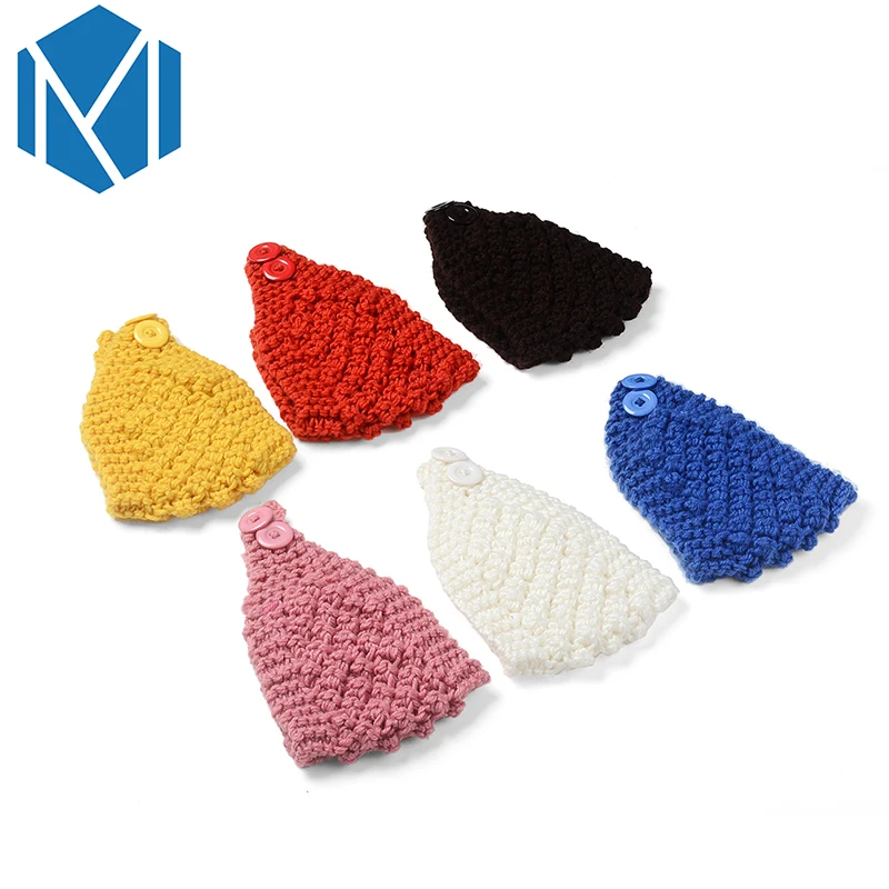 M MISM Fashion 6 цветов женское вязаное Вязание пуговица головная повязка в виде чалмы