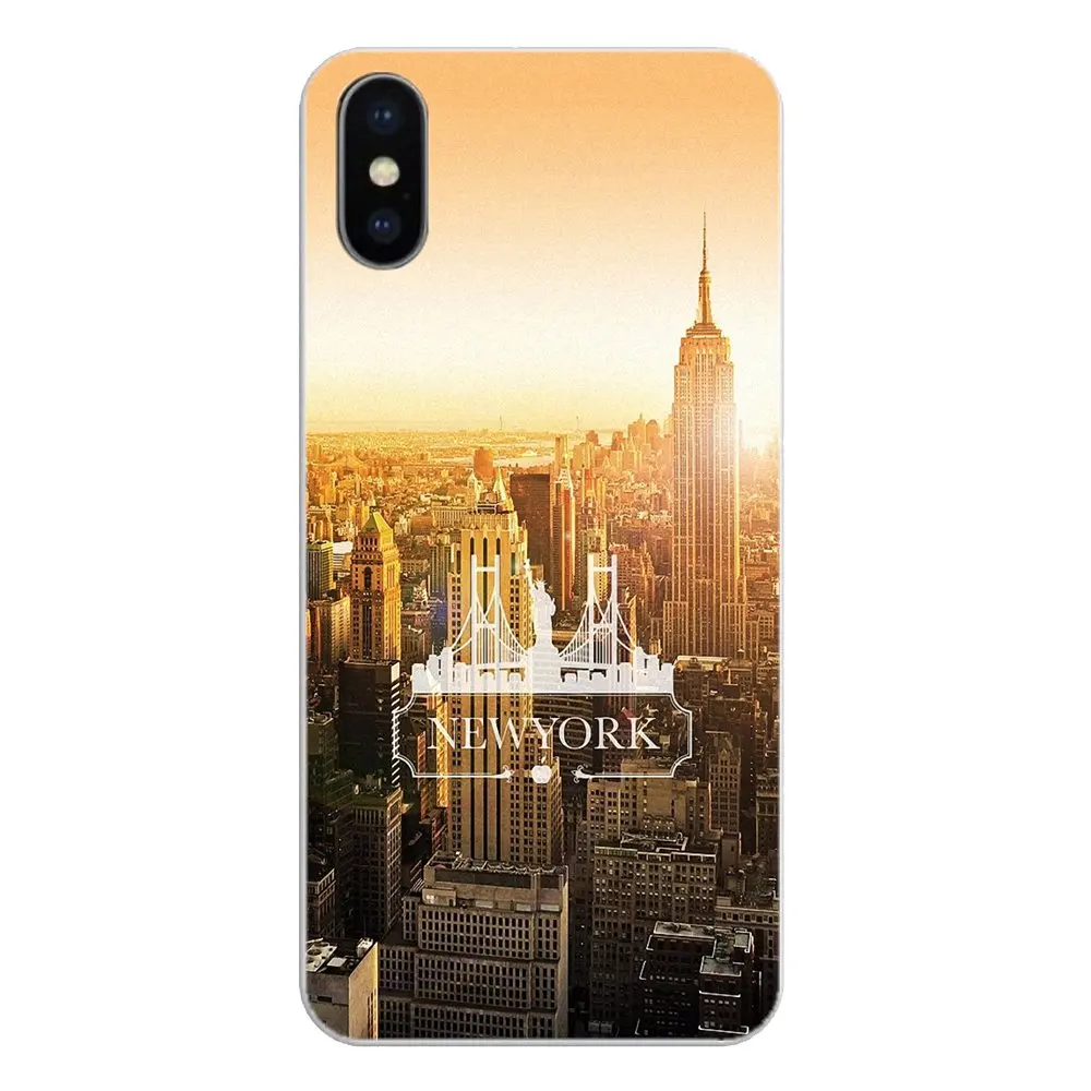 Silicone Phone Shell Cover America New york city For Xiaomi Redmi 4 3 3S Pro Mi3 Mi4 Mi4i Mi4C Mi5 Mi5S Mi Max Note 2 |