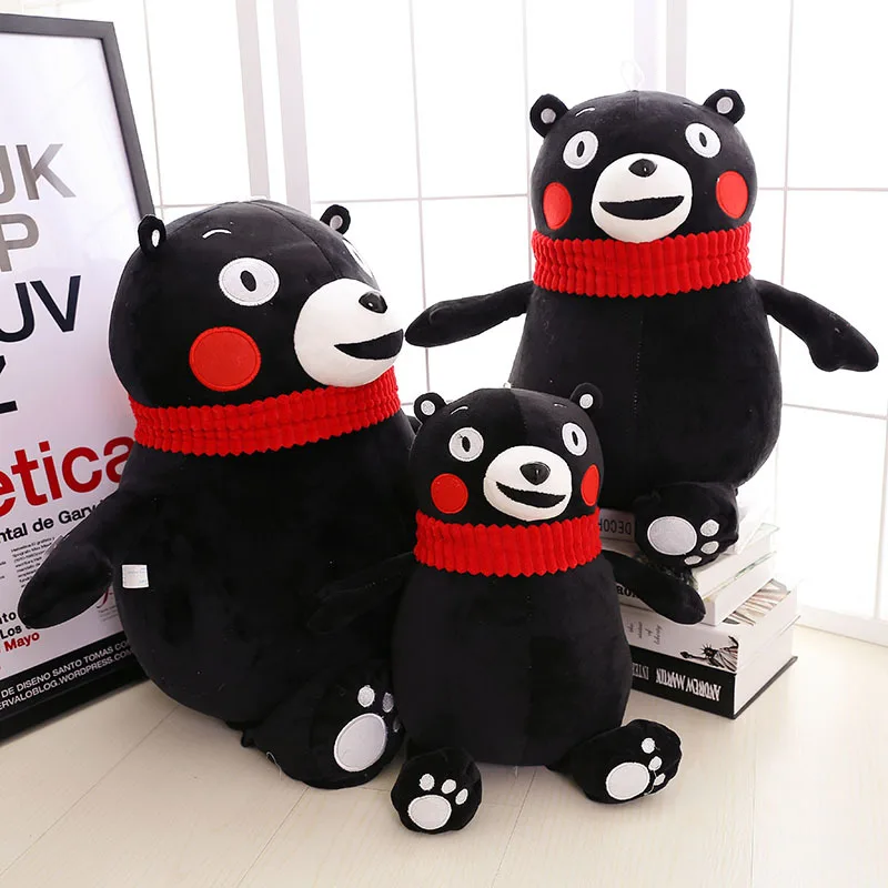 Kumamon персонаж японский медведь плюшевая игрушка детский подарок милая мягкая подушка кукла в провинции Xiongben для детей/малышей/взрослых подарки 4,9