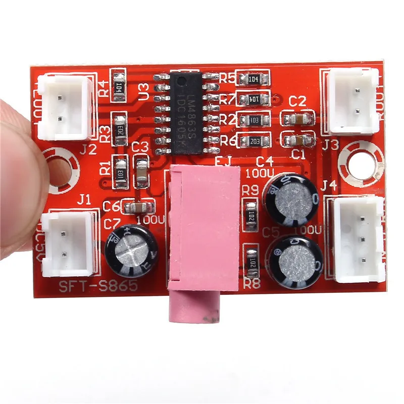 Мини Hi-Fi LM4863 5 В 3 Вт + двухканальный усилитель для жара плата SFT-S865 | Электроника