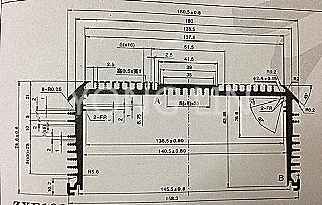 1 шт. алюминиевый корпус 160*75 200 мм|chassis box|box boxbox chassis |